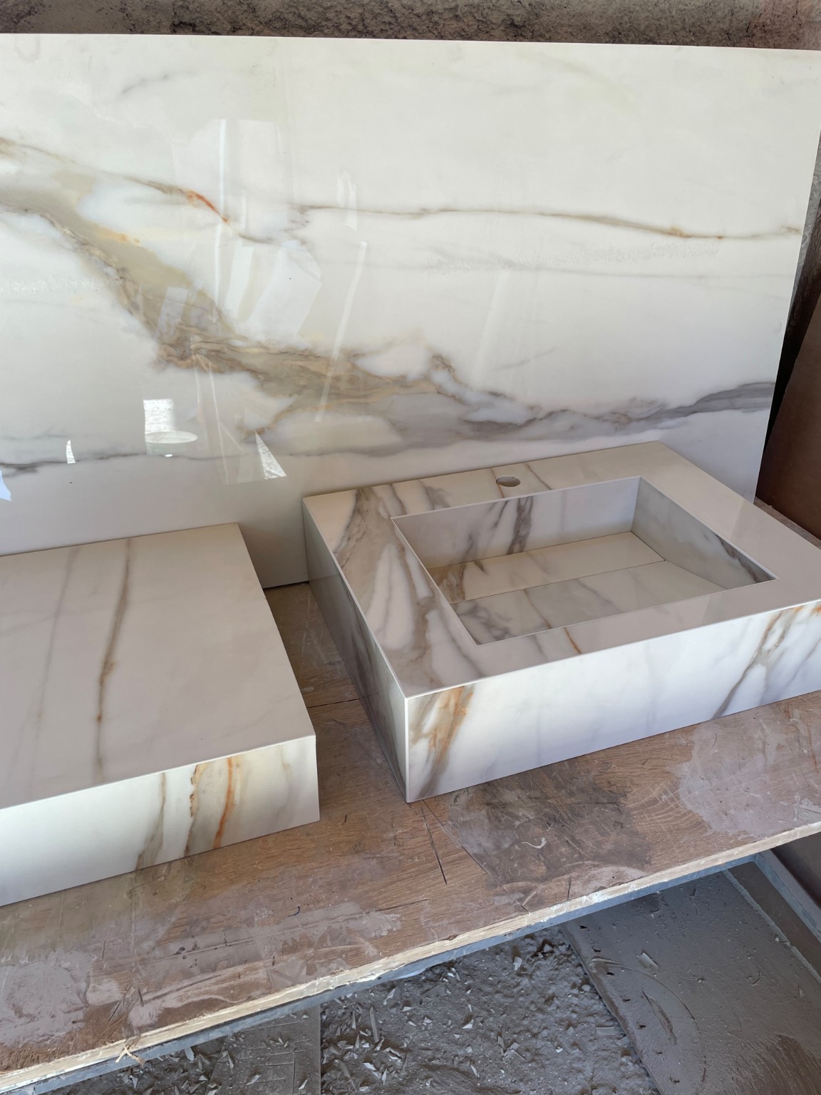 Vasque sur mesure